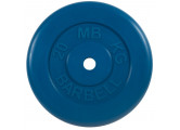 Диск обрезиненный d31мм MB Barbell MB-PltC31-20 20 кг синий