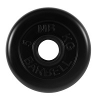 Диск обрезиненный d51мм MB Barbell MB-PltB51-5 5кг черный