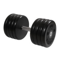 Гантель классик MB Barbell с вращающейся ручкой 48 кг MB-FdbEM-B48