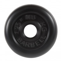 Диск обрезиненный d31мм MB Barbell MB-PltB31-1,25 1,25 кг черный