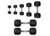 Гантель 7,5кг Perform Better Rubber Encased Hex Dumbbells 4137-7.5\BK-07-00