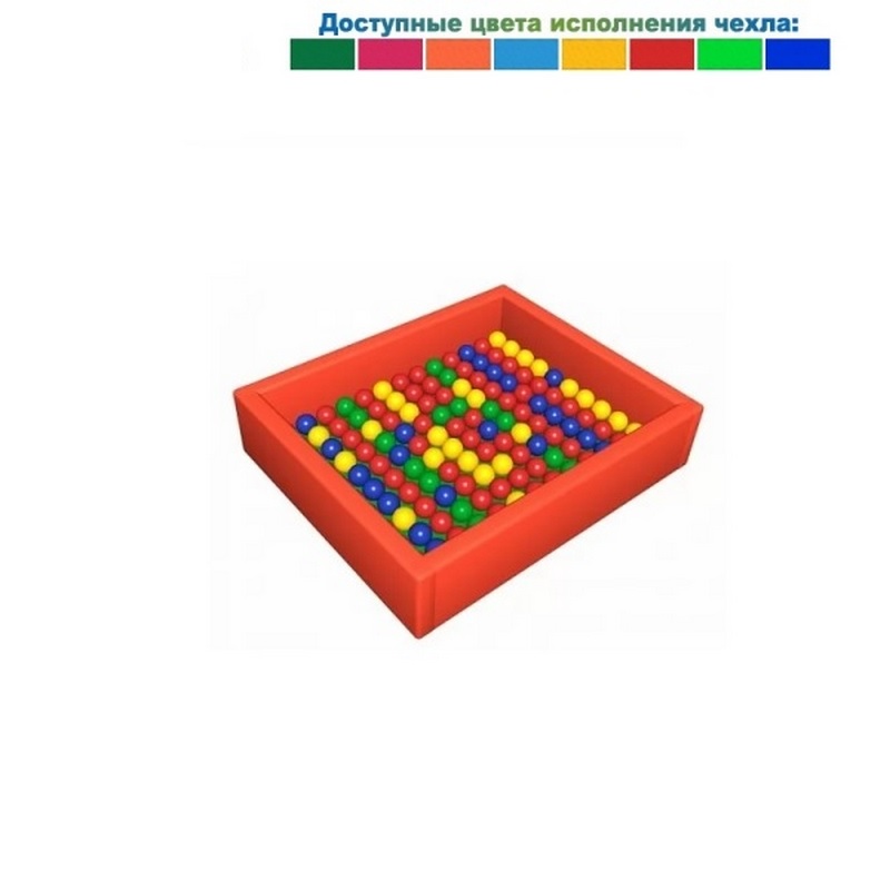 Сухой бассейн квадратный 144х174х40х10см (1000 шариков) Dinamika ZSO-004365 800_800