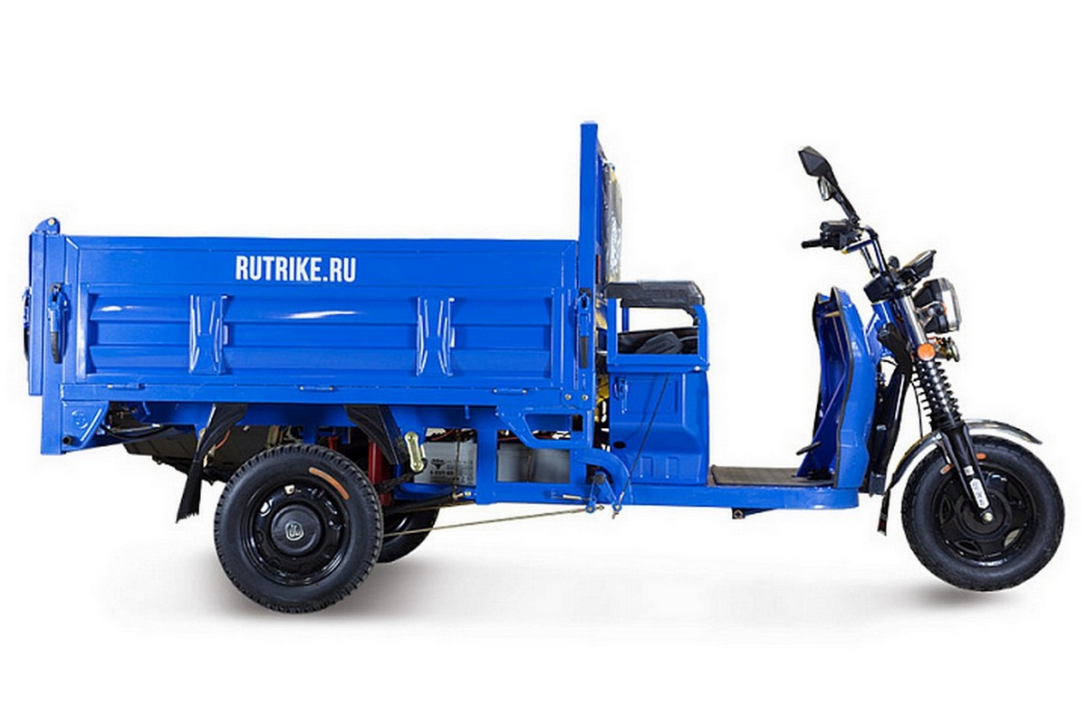 Грузовой электрический трицикл RuTrike D5 1700 гидравлика (60V1200W) 024732-2799 темно-синий матовый 1200_800