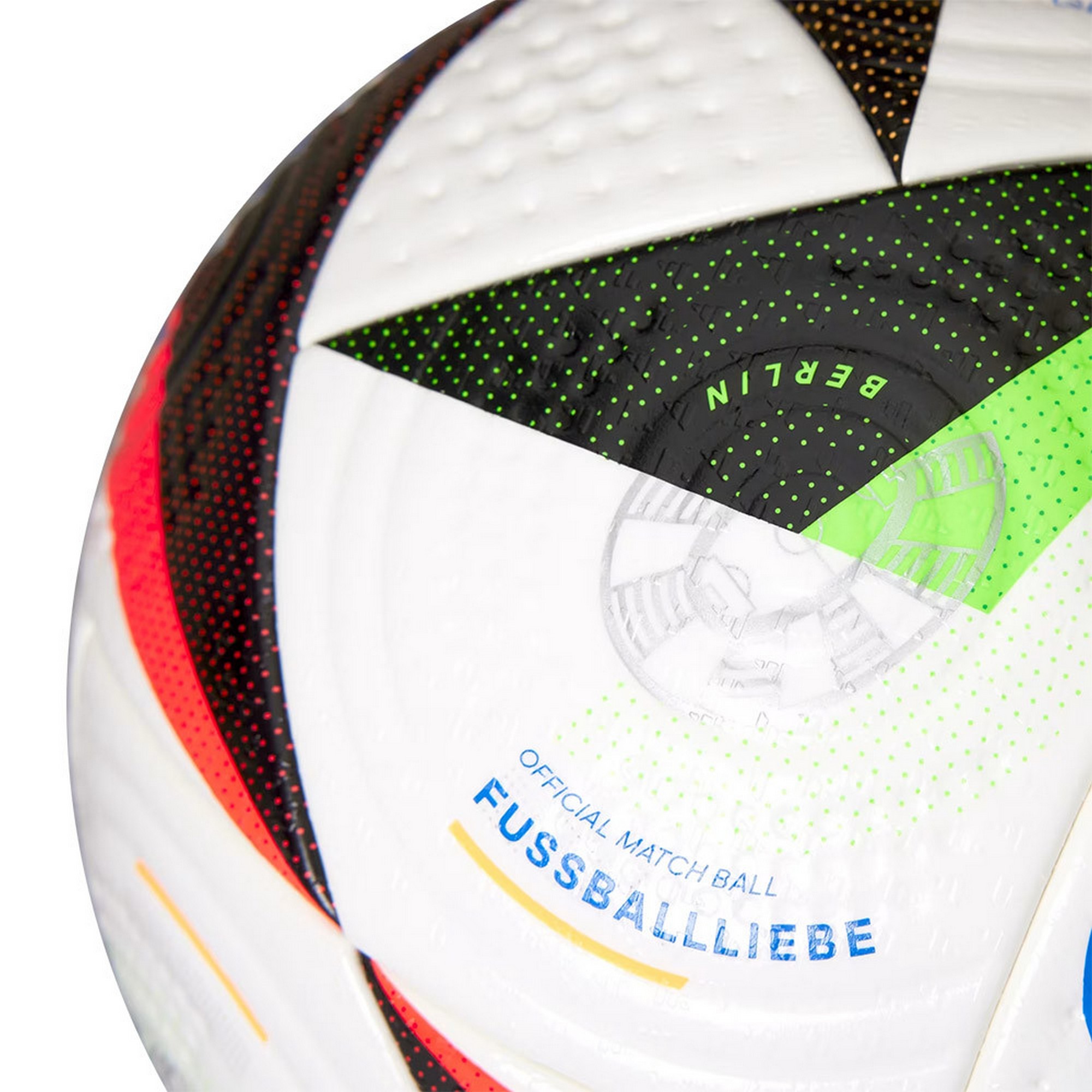 Мяч футбольный Adidas Euro24 Fussballliebe PRO IQ3682 FIFA PRO, р.5 2000_2000