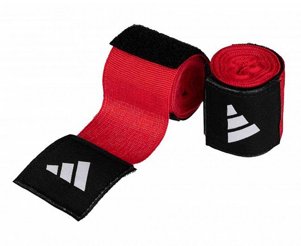 Бинты боксерские Boxing IBA Pro Hand Wrap adiBP031S красный 977_800