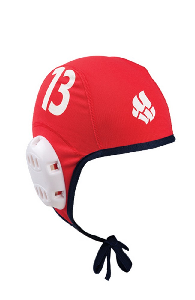 Шапочка для водного поло Mad Wave Waterpolo Caps M0597 01 13 05W красный 650_1000