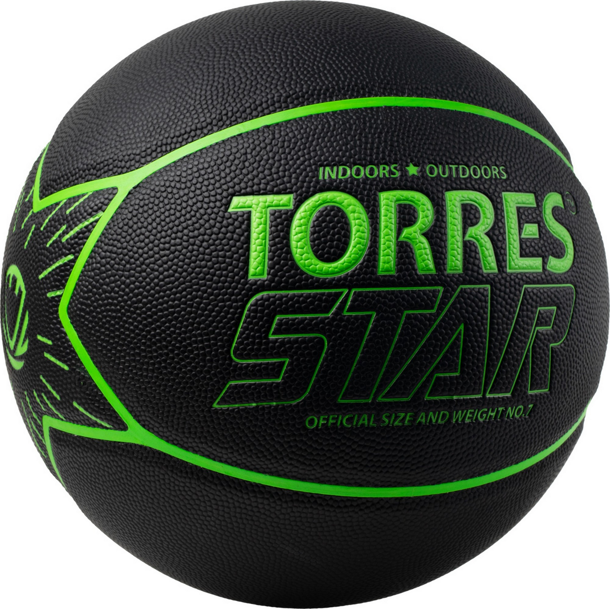 Мяч баскетбольный Torres Star B323127 р.7 2000_1995