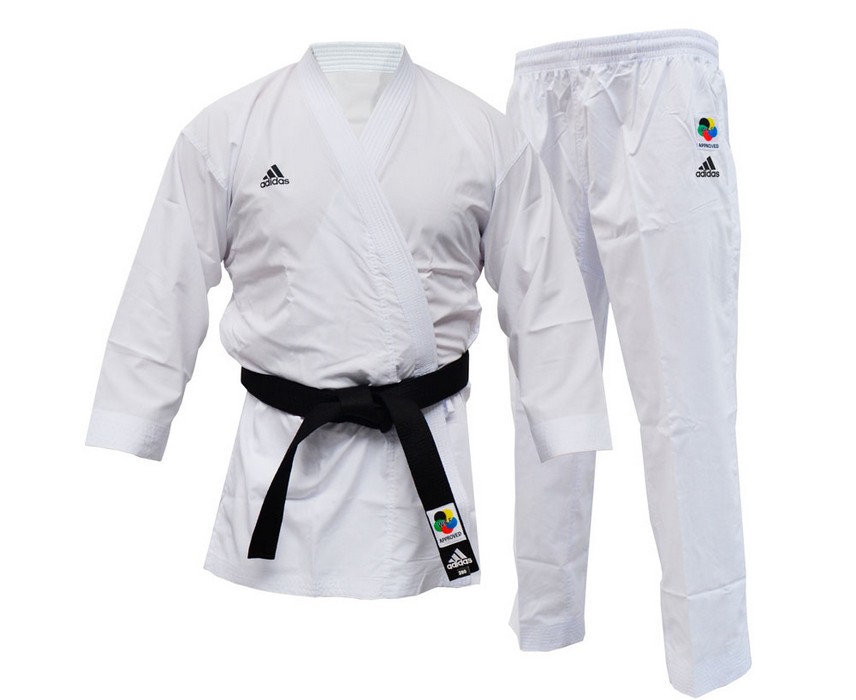 Кимоно для карате Adidas AdiLight WKF белое K191SK 856_700