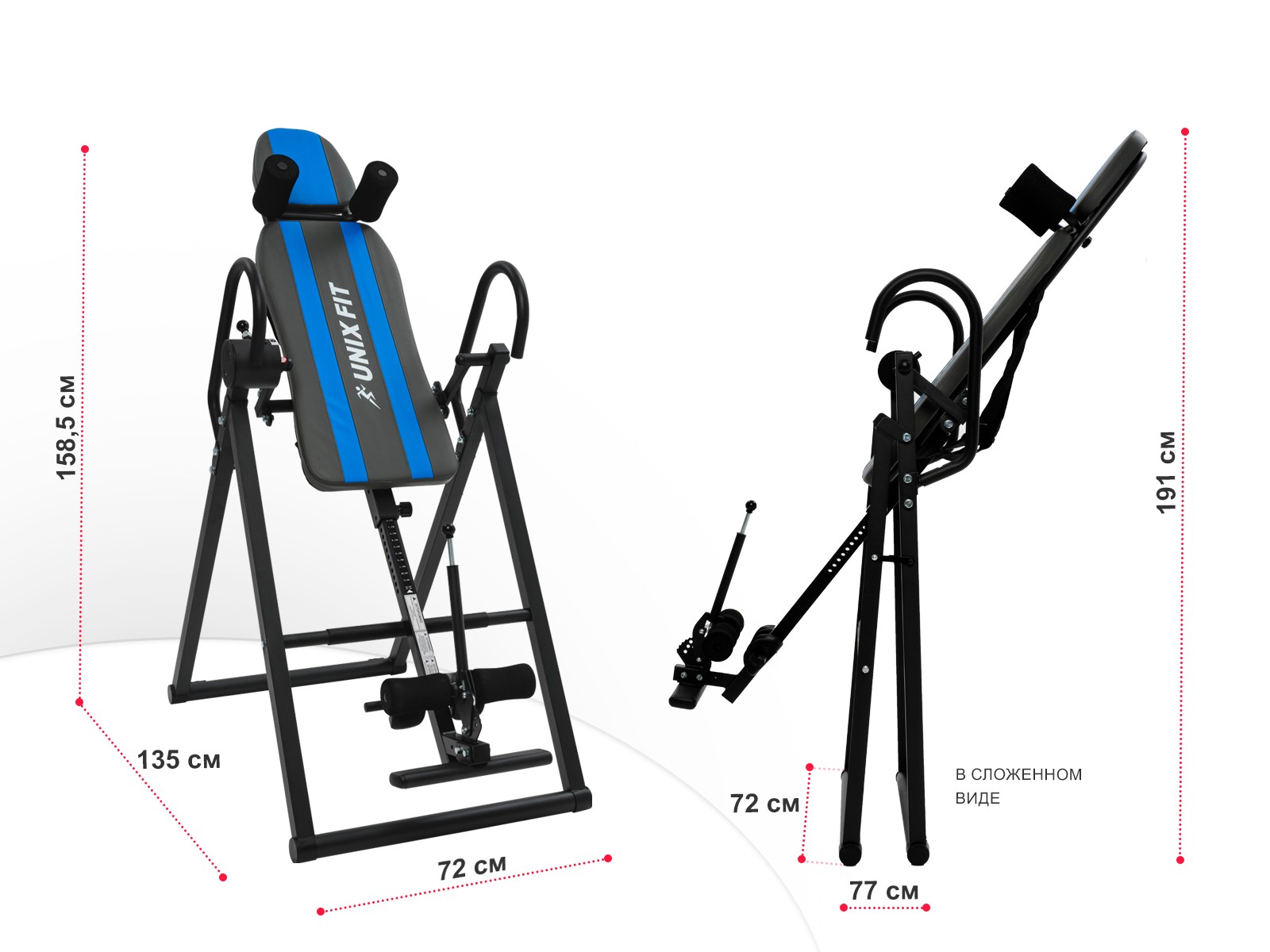 Инверсионный стол UnixFit IV-150S 1600_1200