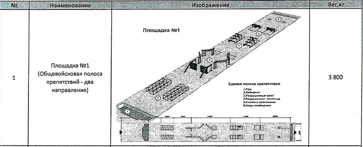 Общевойсковая полоса препятствий №1 Hercules 4206 1200_487