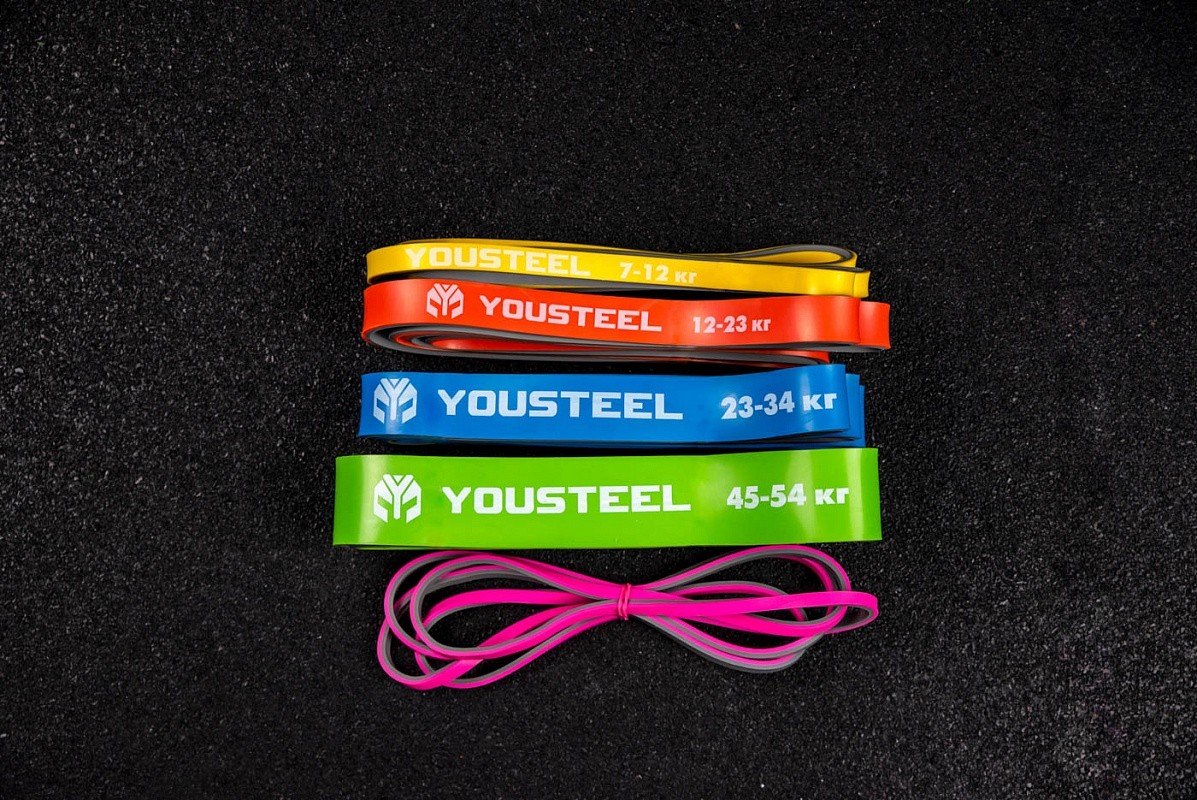 Петля двухцветная YouSteel 44мм, серый+зеленый 1197_800